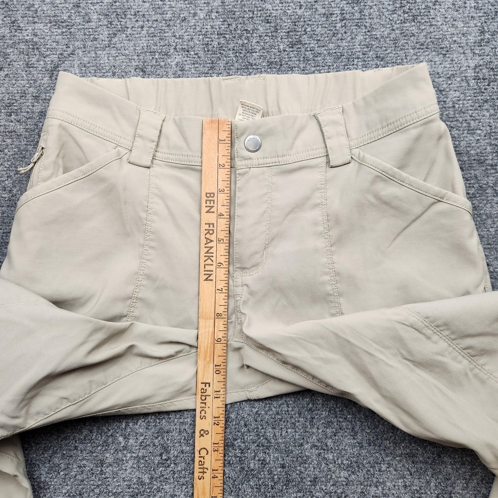 Duluth Trading Co Dry on The Fly Pants Womens 8x33 Beige Stretch Hiking Outdoor - Picture 7 of 10